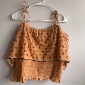 🌈American Eagle Outfitters Smocked RuffleTieStrap